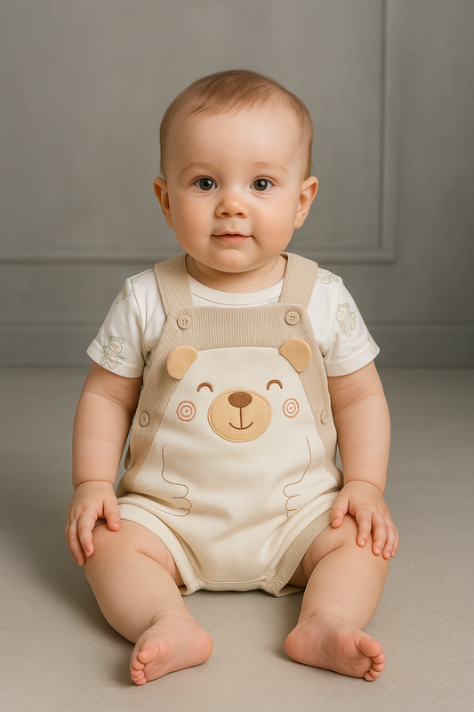 Overol más Camiseta Estampada para Bebé | NADIR