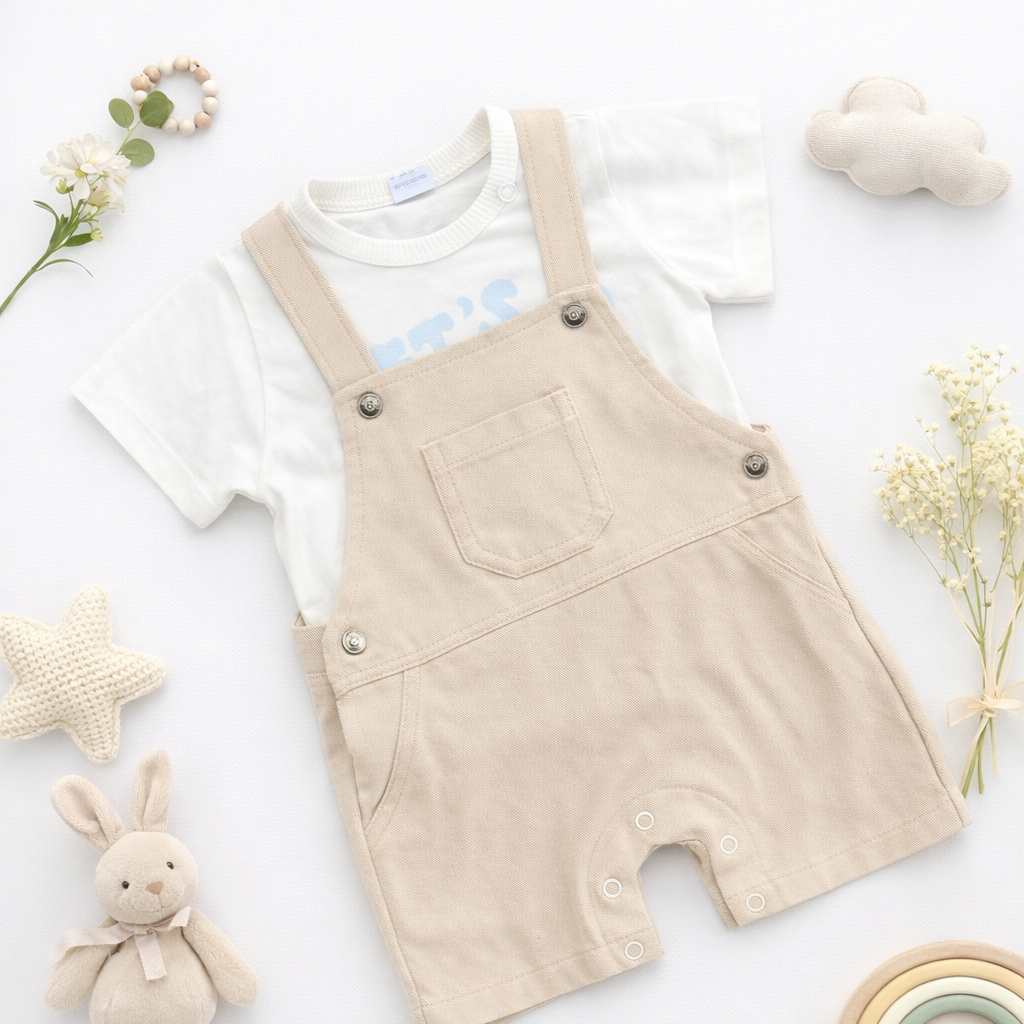 Set Overol más camiseta para Bebé | CANGU