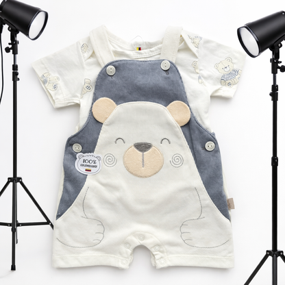 Overol más Camiseta Estampada para Bebé | NADIR