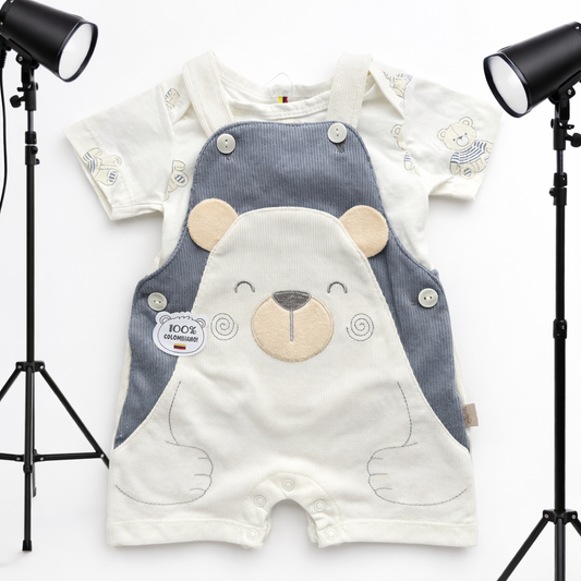 Overol más Camiseta Estampada para Bebé | NADIR