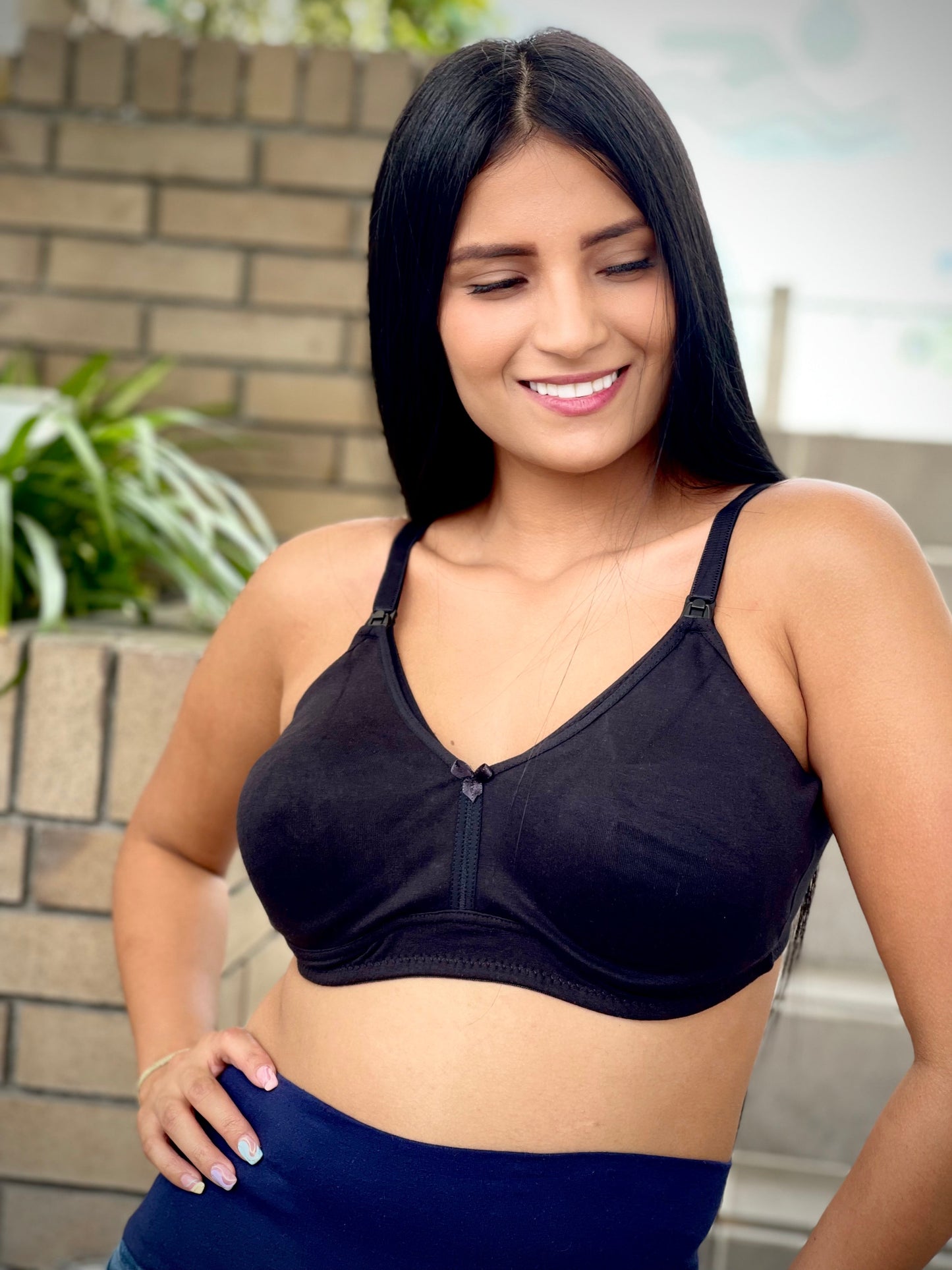 Brasier de Lactancia Materna Negro - Boutique Mundo Materno