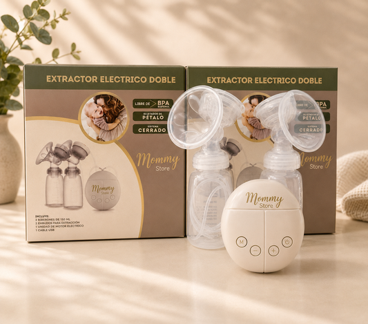 Extractor de Leche Materna Eléctrico Doble