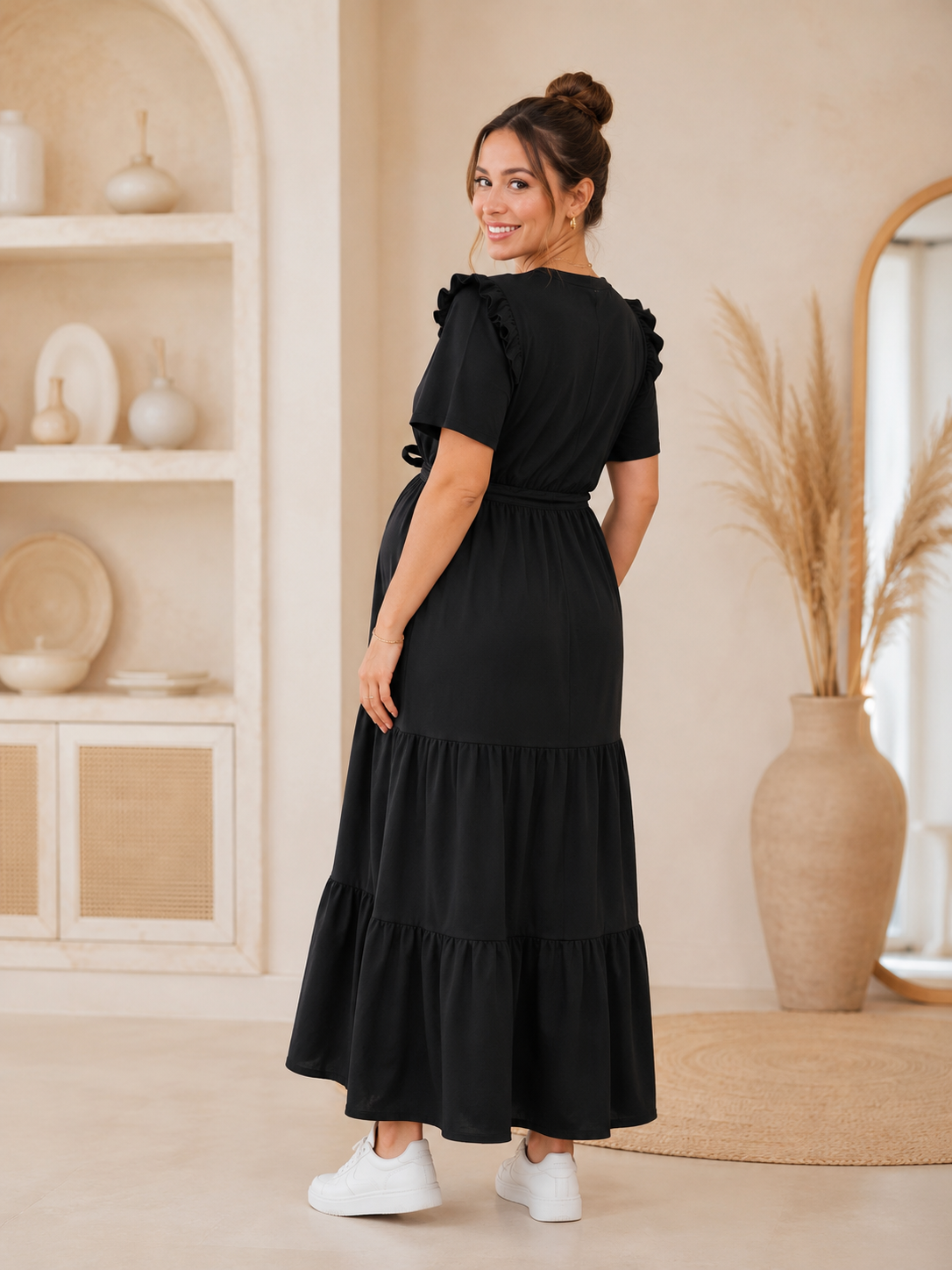 Vestido Materno Luna Clara