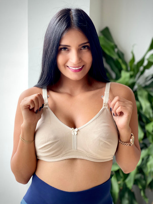 Brasier de Lactancia Materna Beige - Boutique Mundo Materno