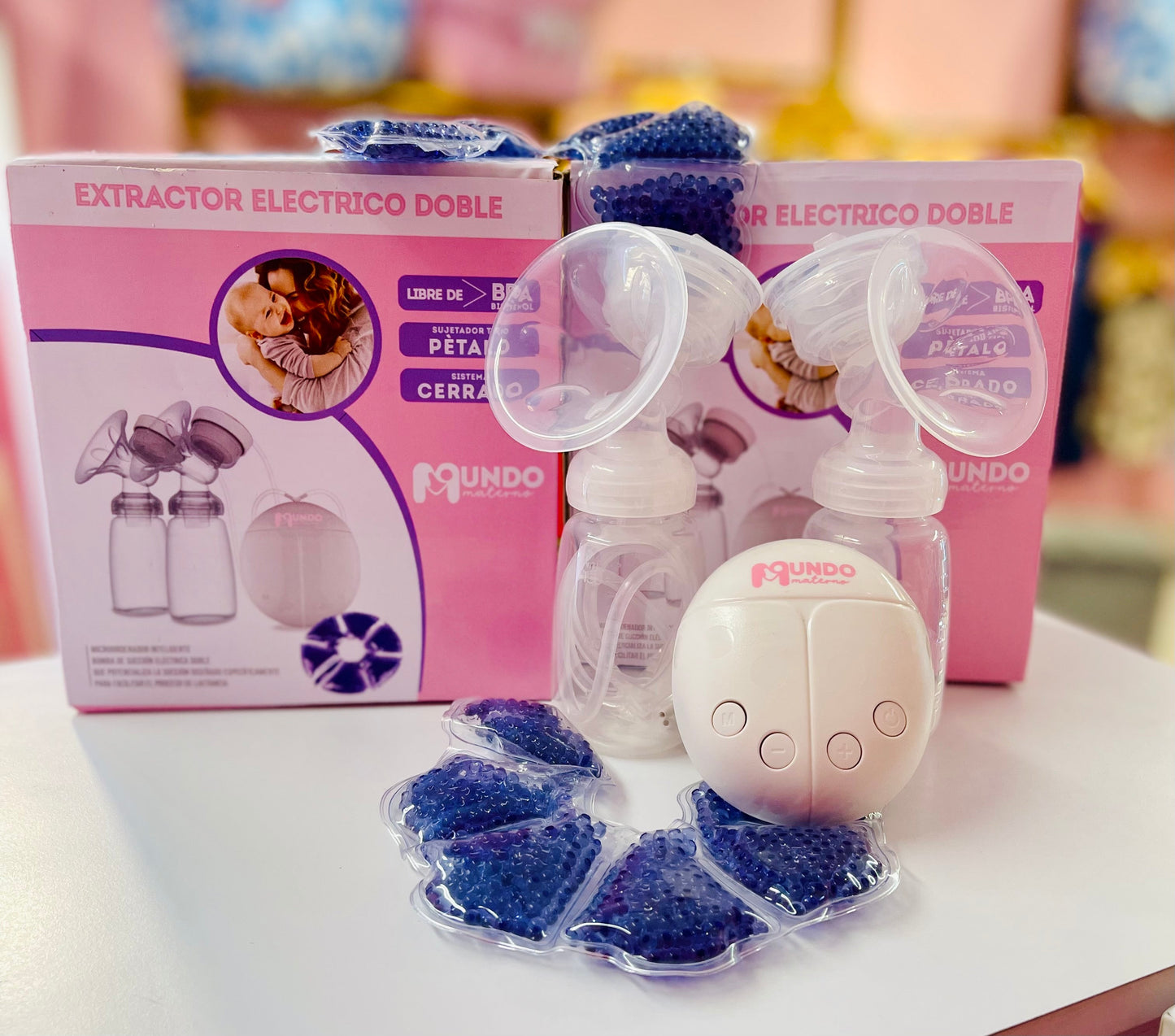Extractor de Leche Materna Eléctrico Doble - Boutique Mundo Materno