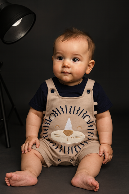 Conjunto de Overol más camiseta para Bebé | IGOR