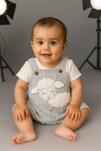 Set de Overol y Camiseta para bebé | NUBE DE ALGODÓN