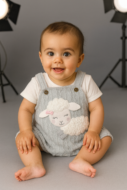 Set de Overol y Camiseta para bebé | NUBE DE ALGODÓN