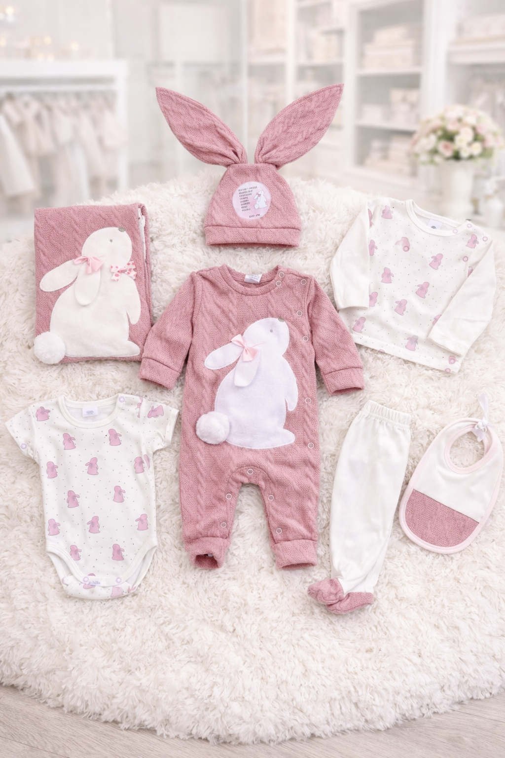Conjunto de 7 piezas para Bebés | MINI RABBIT