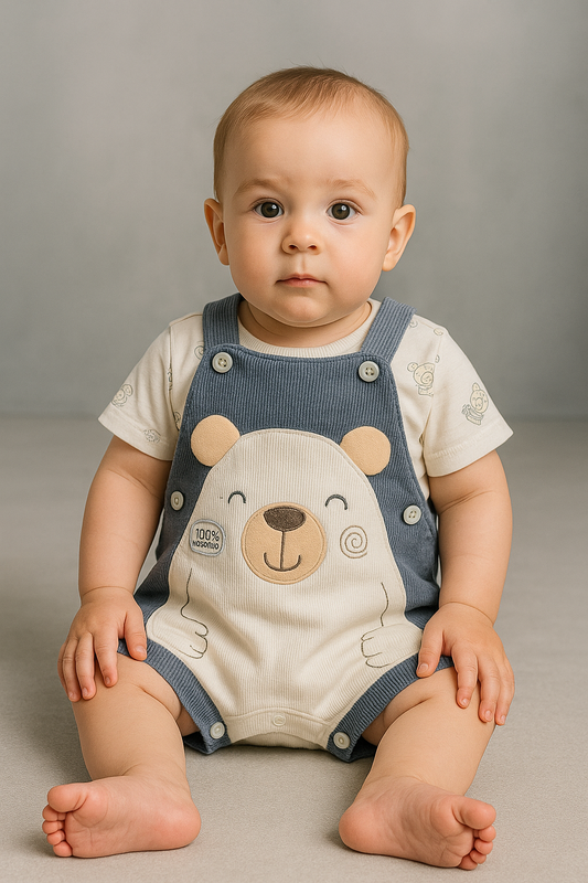 Overol más Camiseta Estampada para Bebé | NADIR