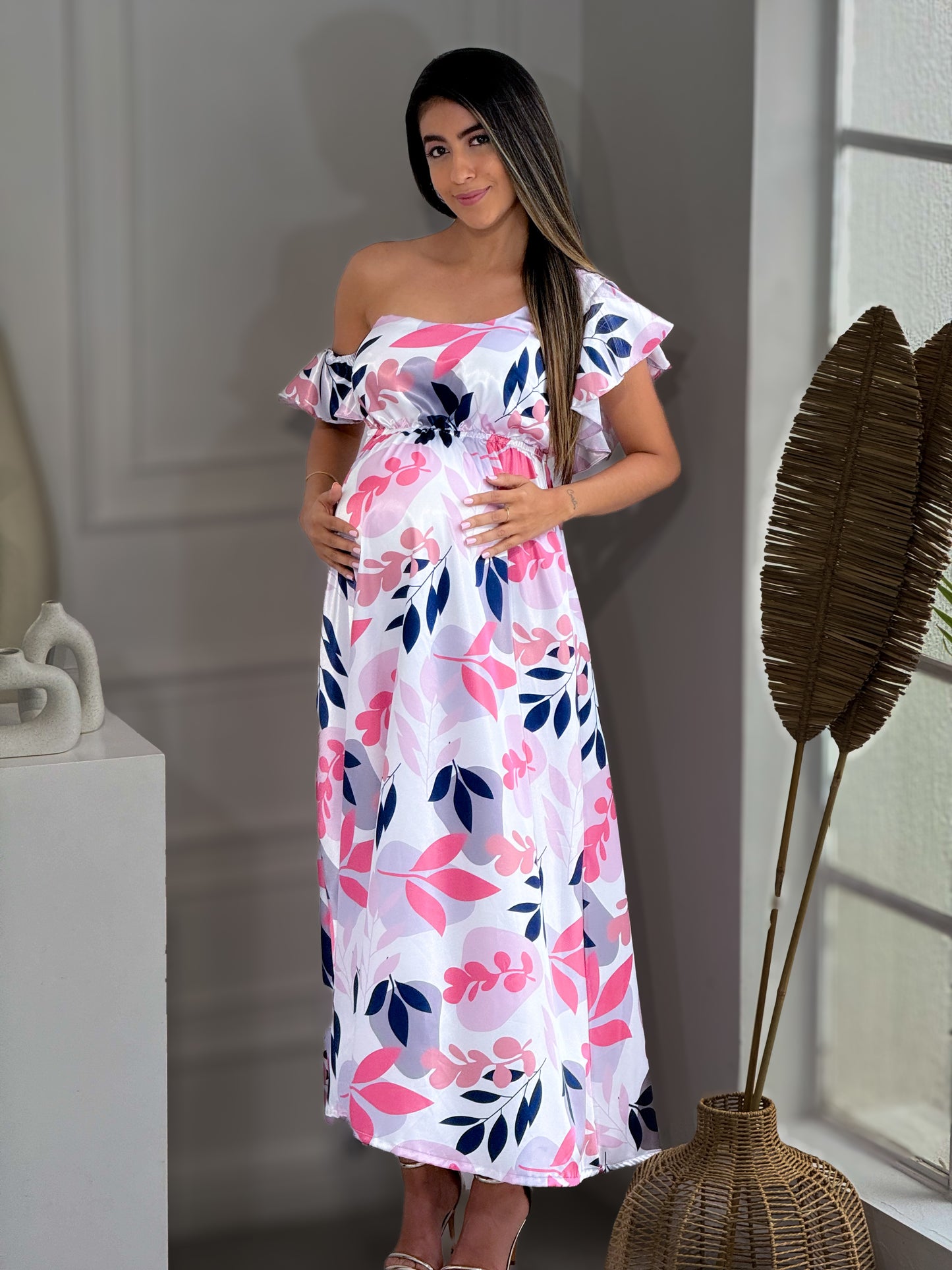 Vestido Materno Luna Clara