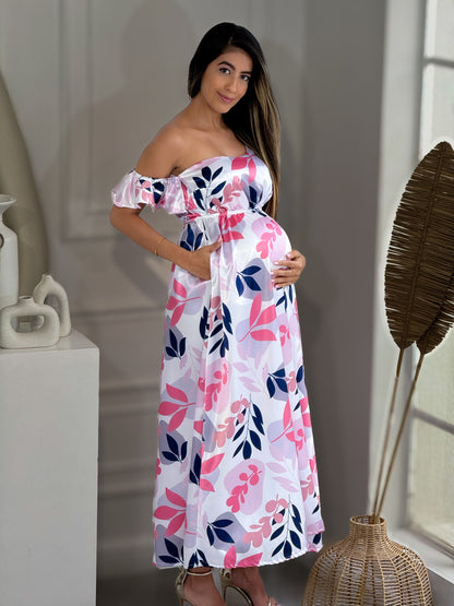 Vestido Materno Luna Clara