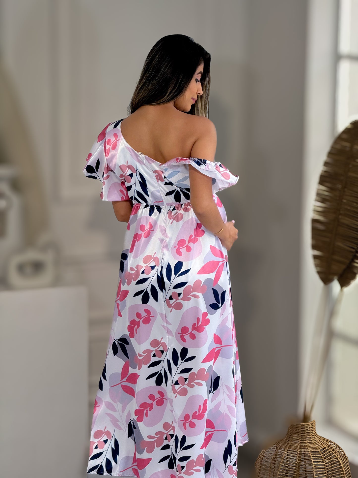 Vestido Materno Luna Clara