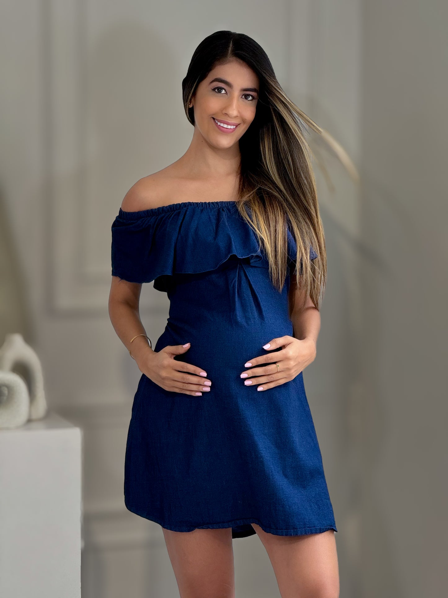 Vestido Materno Flow