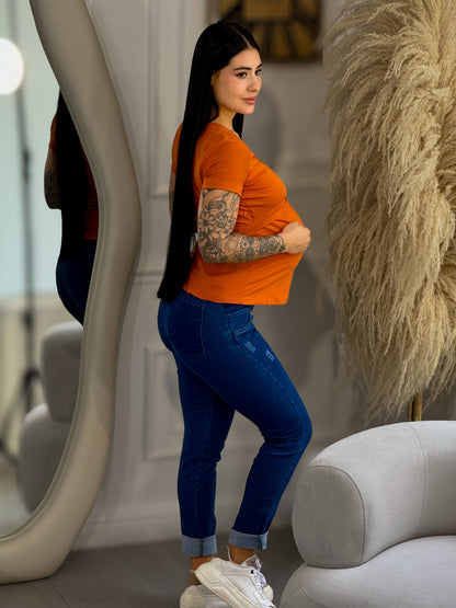 Blusa Materna Floralia