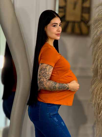 Blusa Materna Floralia