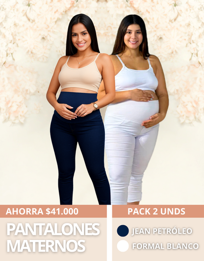 Pack Jean Petróleo + Pantalón Formal